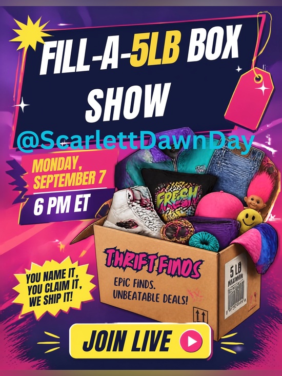 Other - 5 lb Fill A Box Special Show $20 per box
